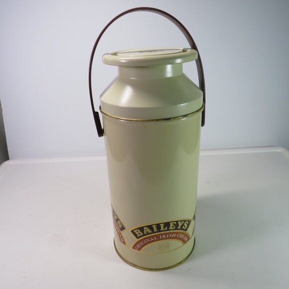 Bailey's Irish Cream metal tin (easy open) w handle Farm Farmhouse Milk Jug shap - Picture 1 of 15